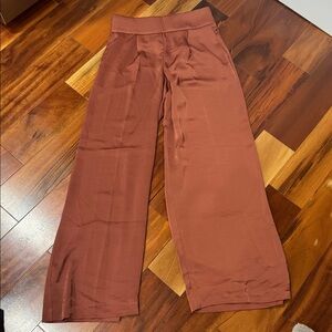 Express Terracotta Wide-Leg Pants